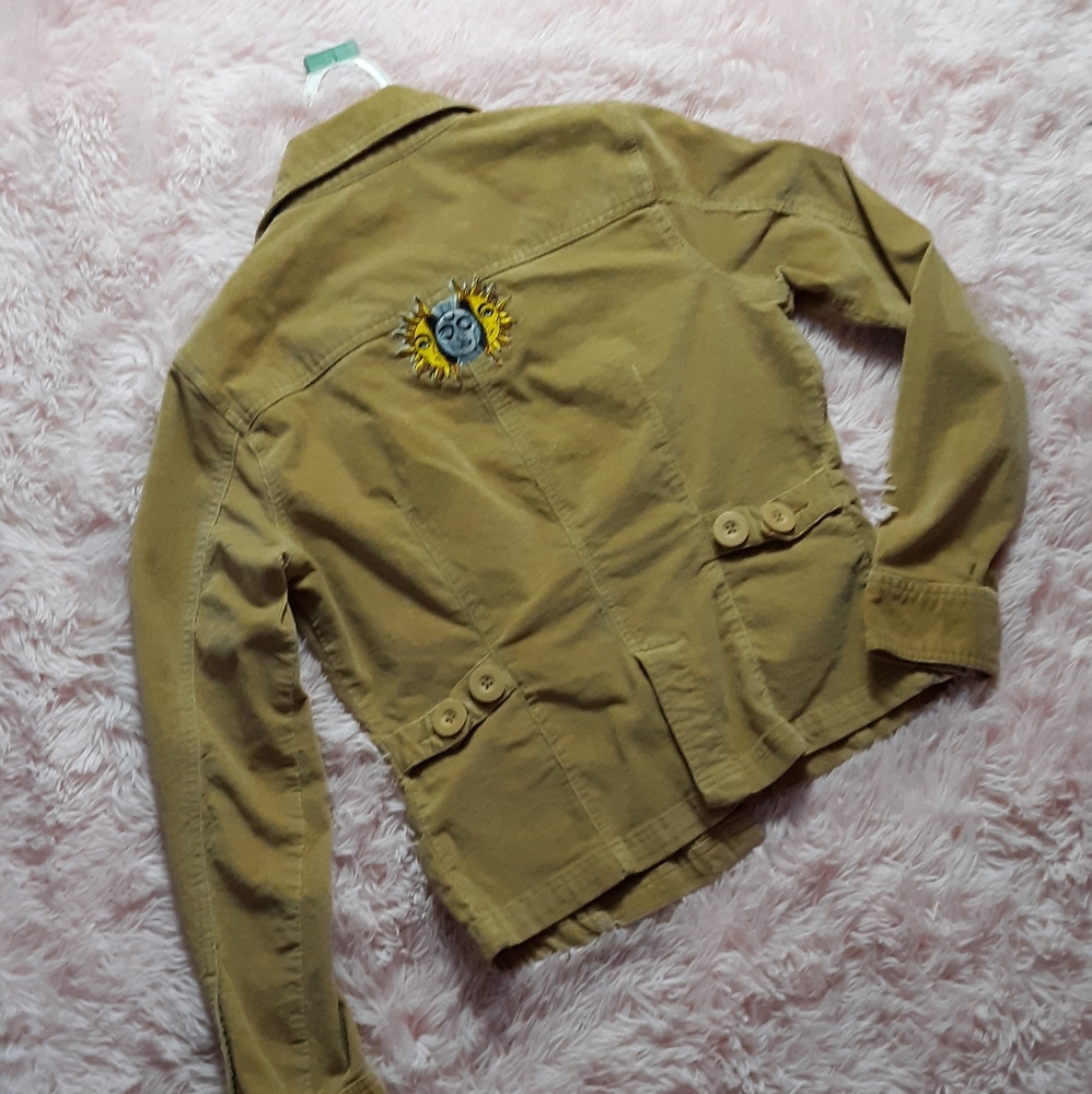 SOLD @MARKET Beatles! Vintage 90s femme fit boho Aesthetic custom Beatles jacket - Picture 7 of 14